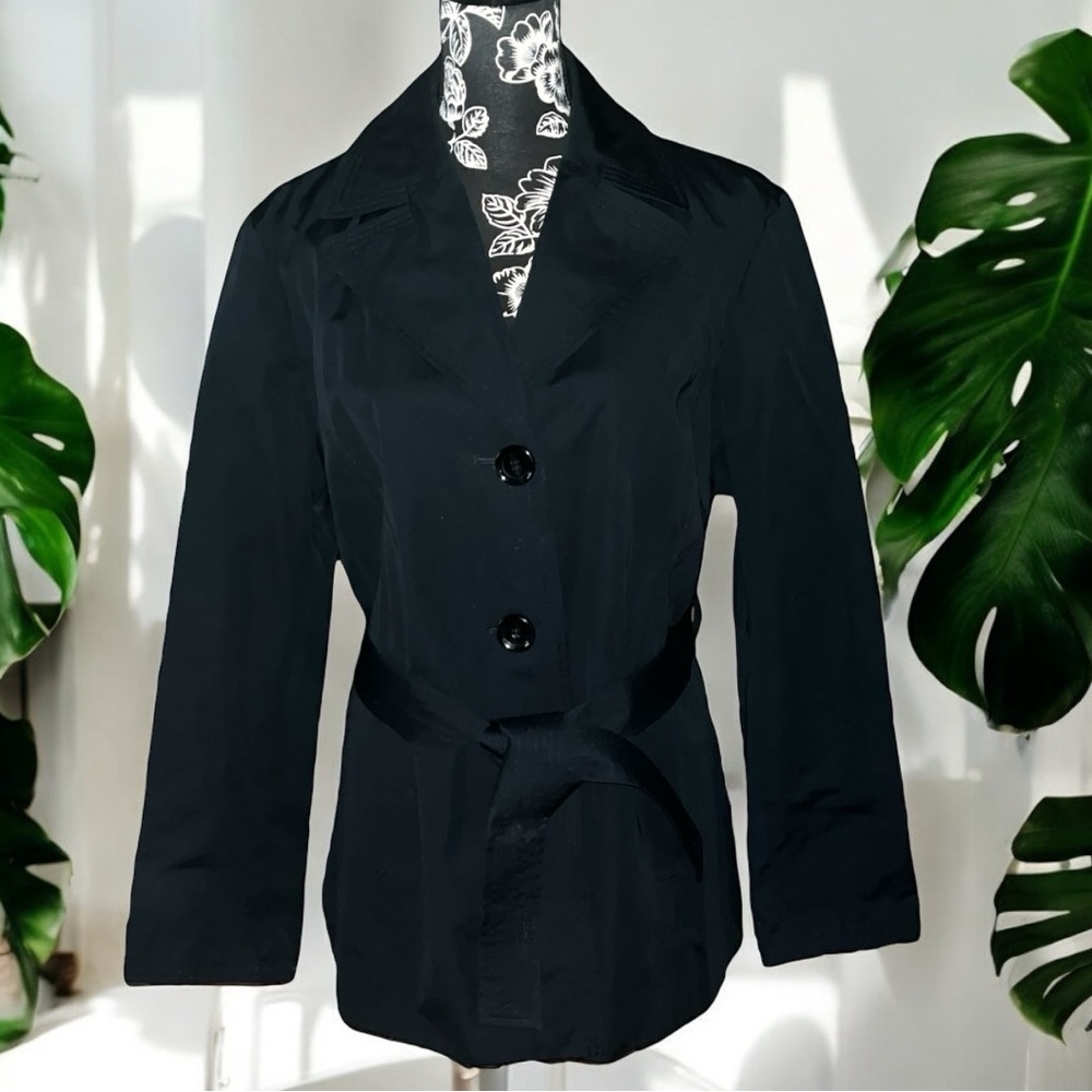 Ellen Tracy Water Resistant Trench Coat